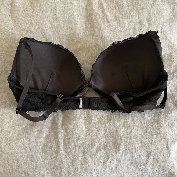 aerie black lace Emma style push up bra - Picture 2 of 2
